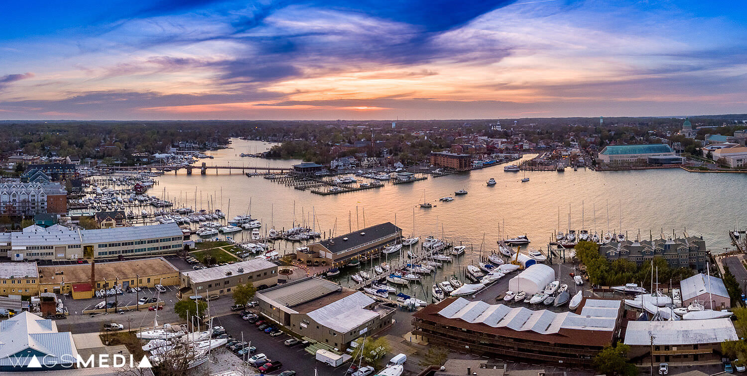Aerial drone cinematography over the Mid-Atlantic by WAGS Media